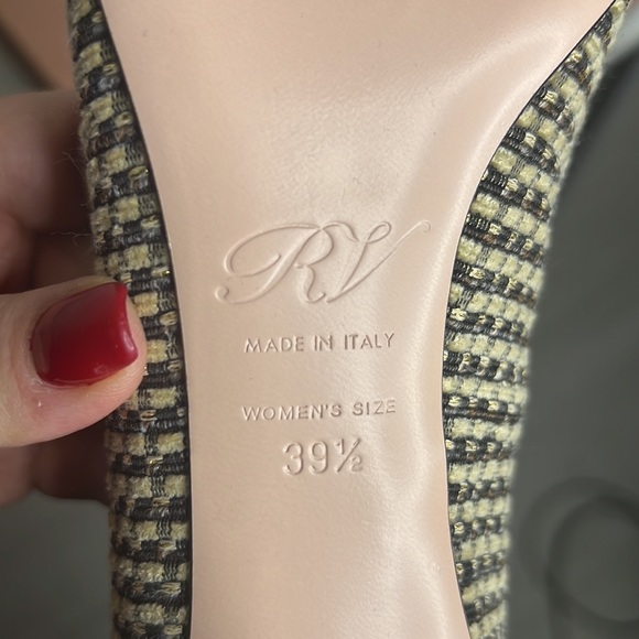 New With Tags Roger Vivier Pumps in fabric size 39 1/2 - Picture 4 of 10